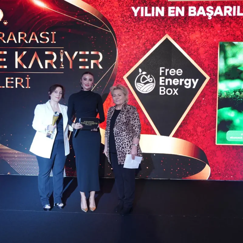 FREE ENERGY BOX’A  YILIN EN BAŞARILI YERLİ ENERJİ PROJESİ ÖDÜLÜ GELDİ